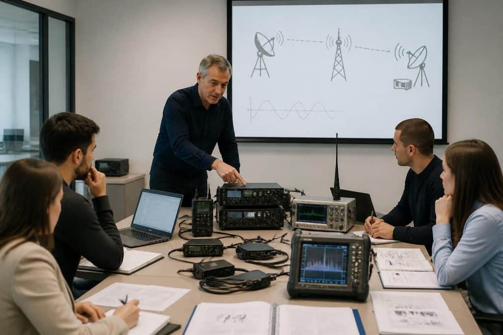 découvrez la formation hf-formations.fr pour maîtriser les techniques avancées des liaisons audio hf et optimiser vos transmissions sans fil.