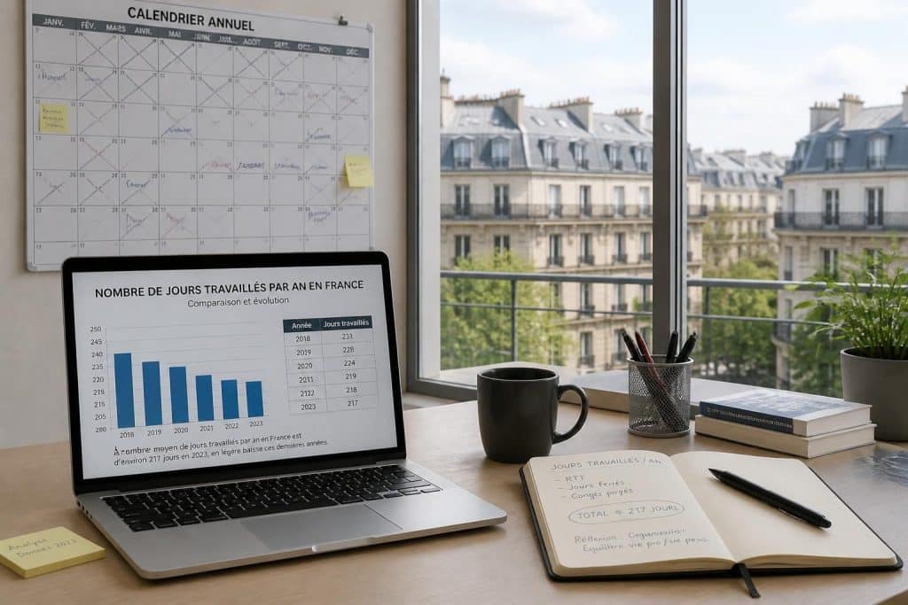 découvrez le nombre exact de jours de travail annuels en france, incluant les congés, les jours fériés et les spécificités du calendrier professionnel français.