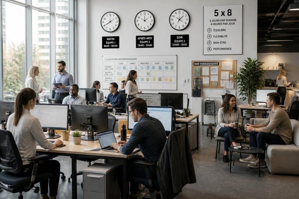 découvrez le fonctionnement du travail en 5 x 8, ses horaires spécifiques et les avantages clés pour les salariés et les entreprises.