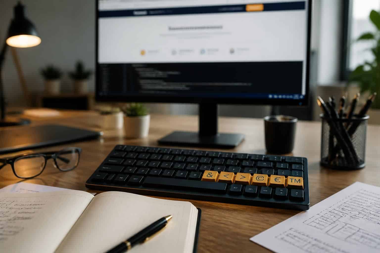 découvrez les codes des caractères spéciaux html et apprenez leur utilisation pratique pour améliorer vos pages web facilement et efficacement.