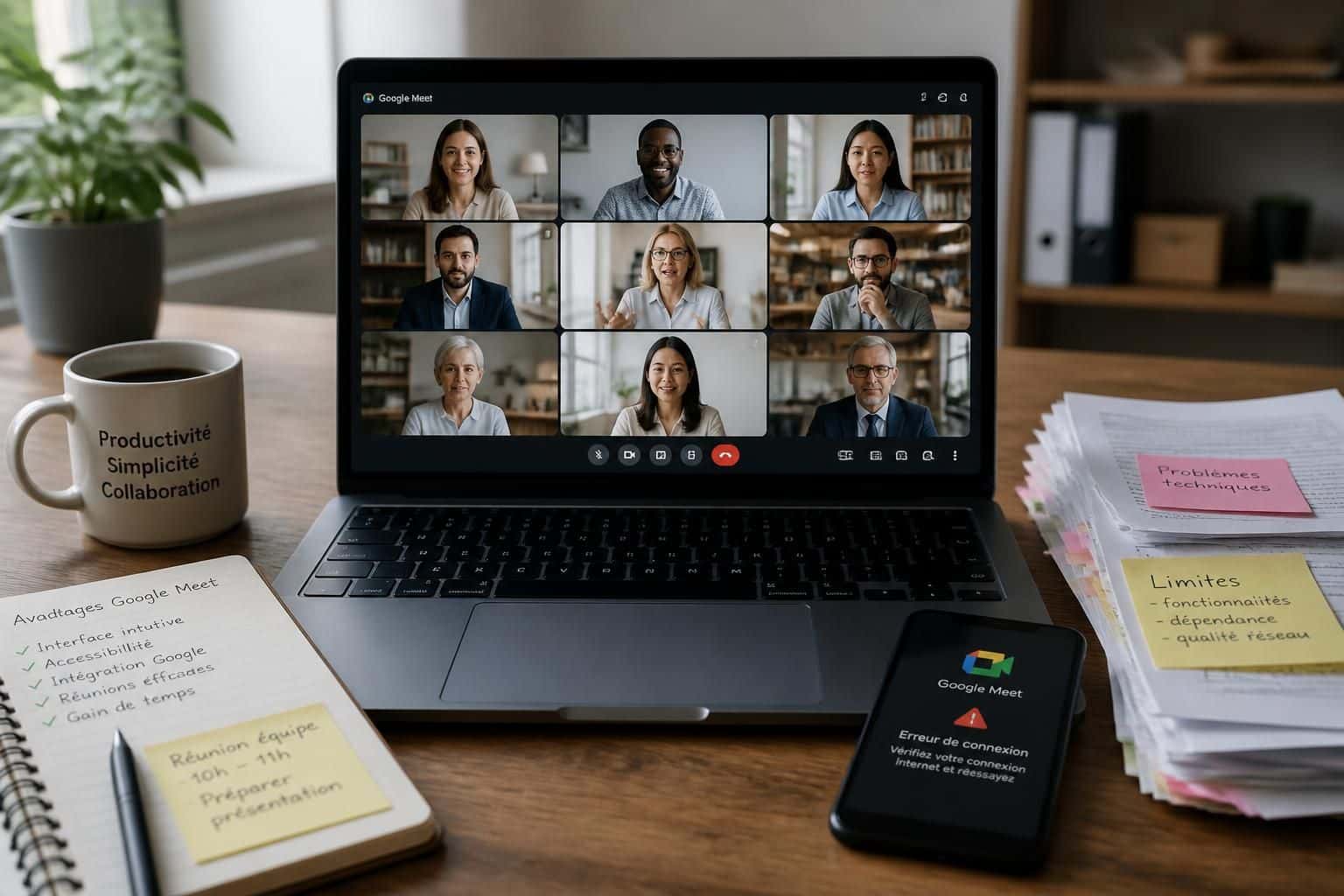découvrez les avantages et inconvénients de google meet pour optimiser vos visioconférences. guide complet sur ses fonctionnalités, limites et astuces à connaître.
