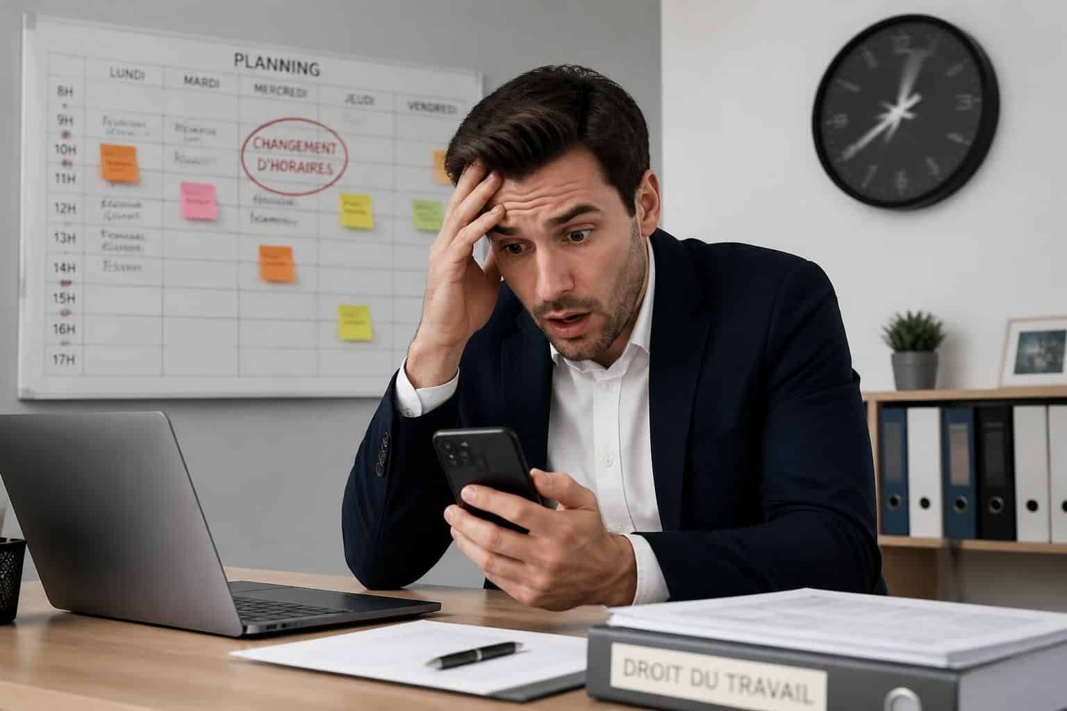 découvrez ce que dit la loi lorsque votre patron modifie vos horaires du jour au lendemain et quels sont vos droits en tant que salarié pour protéger votre emploi et votre équilibre de vie.