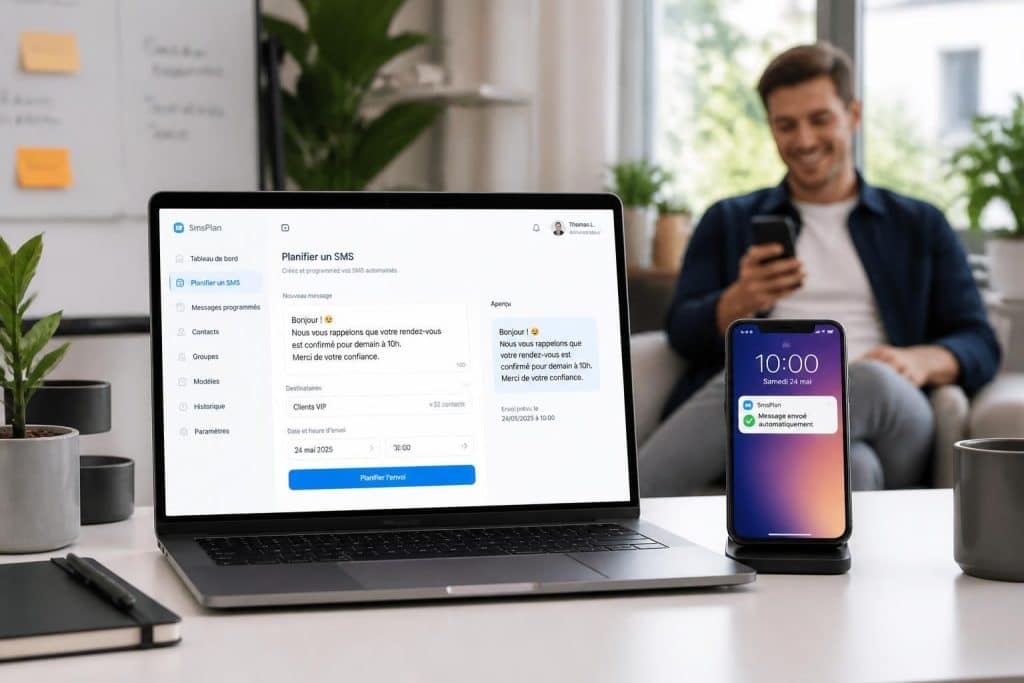 découvrez sms planner, l'outil idéal pour planifier et automatiser l'envoi de vos messages en toute simplicité. gagnez du temps et améliorez votre communication grâce à une gestion facile et efficace.